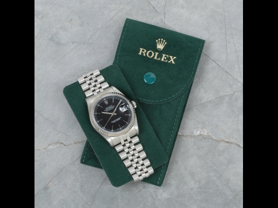 Rolex Datejust 36 Nero Jubilee Royal Black Onyx Dial  Watch  16234 